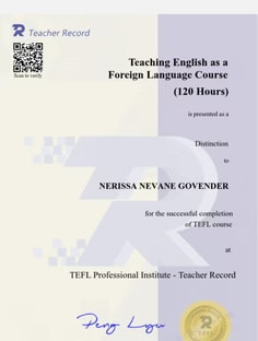 Profile photo of Nerissa Govender, undefined tutor at Wiingy