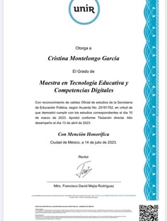 Profile photo of Cristina  Montelongo García , undefined tutor at Wiingy