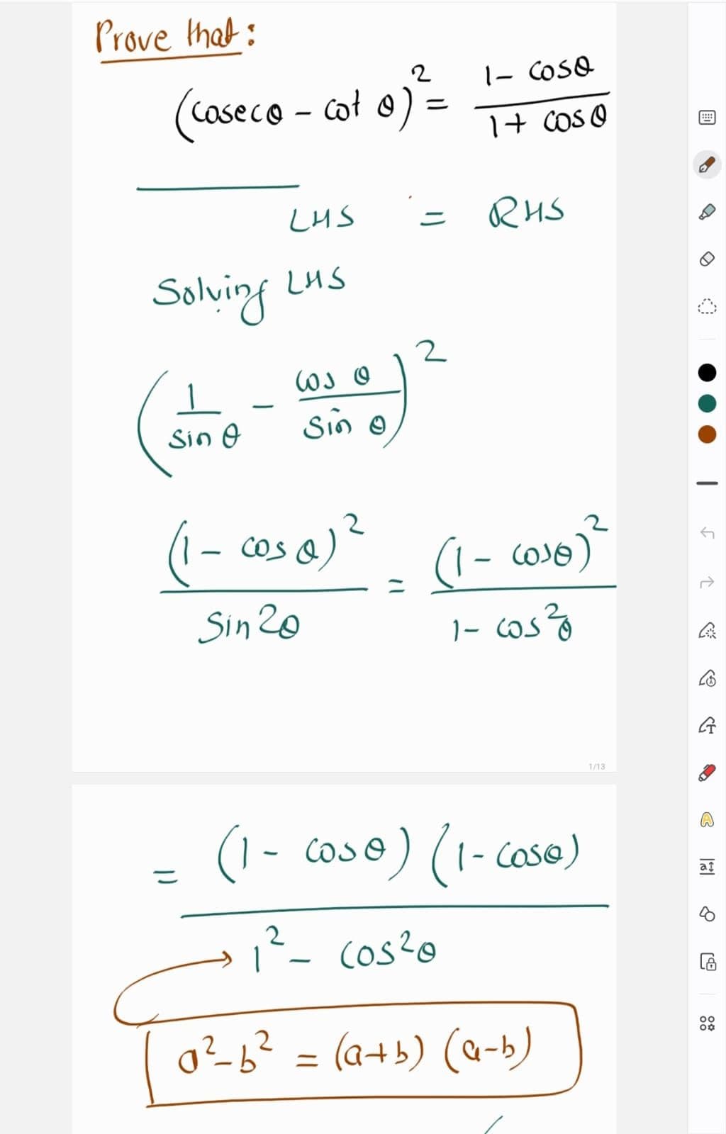 Live performance with Mathematics by Santram