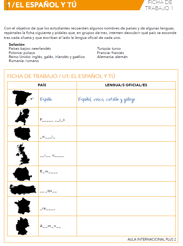 Spanish learning materials by Gretha