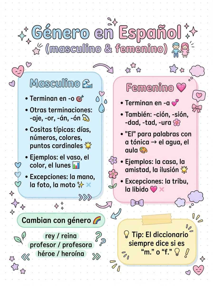 Spanish learning materials by Gretha