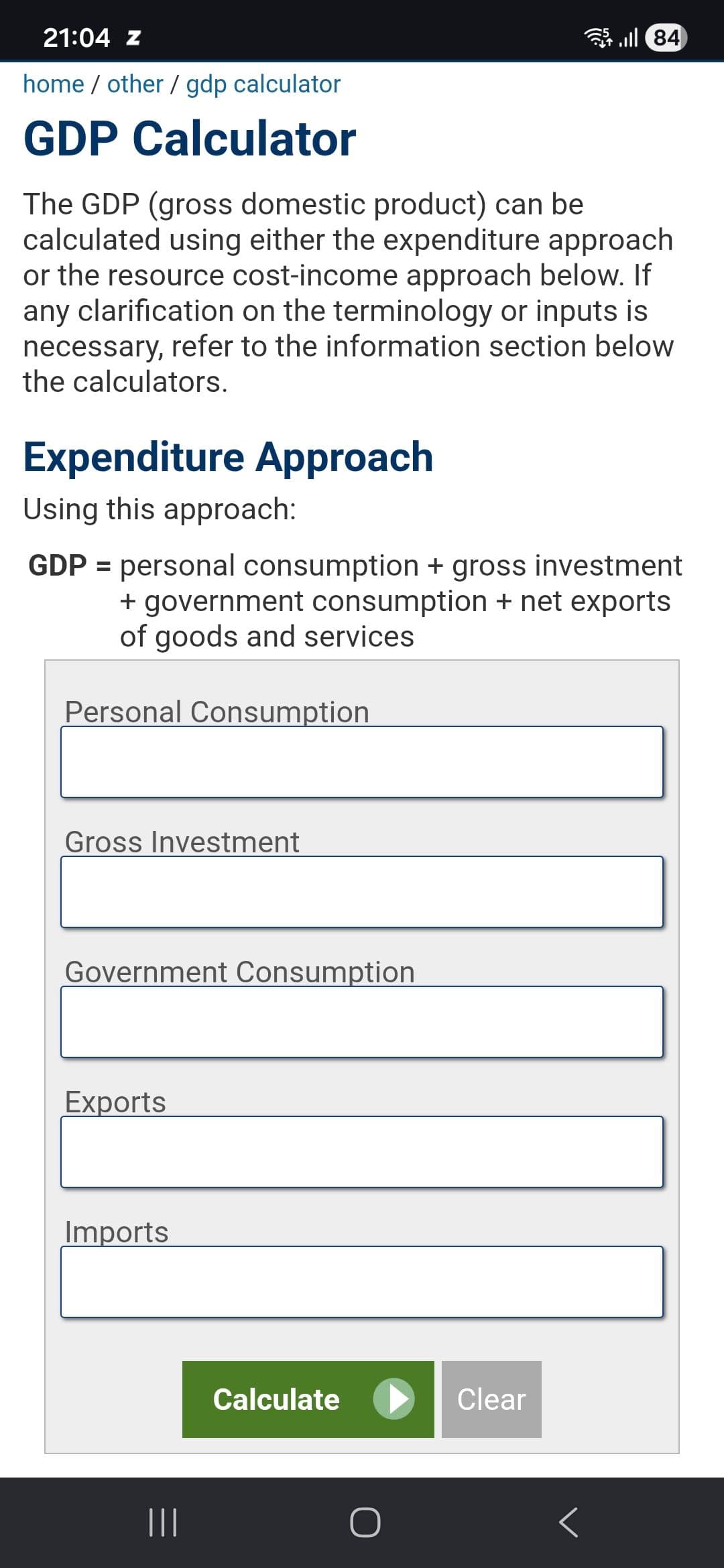 Economics learning materials by Naina