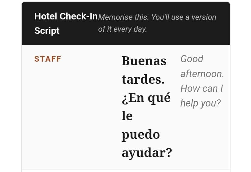 Spanish learning materials by Isaac