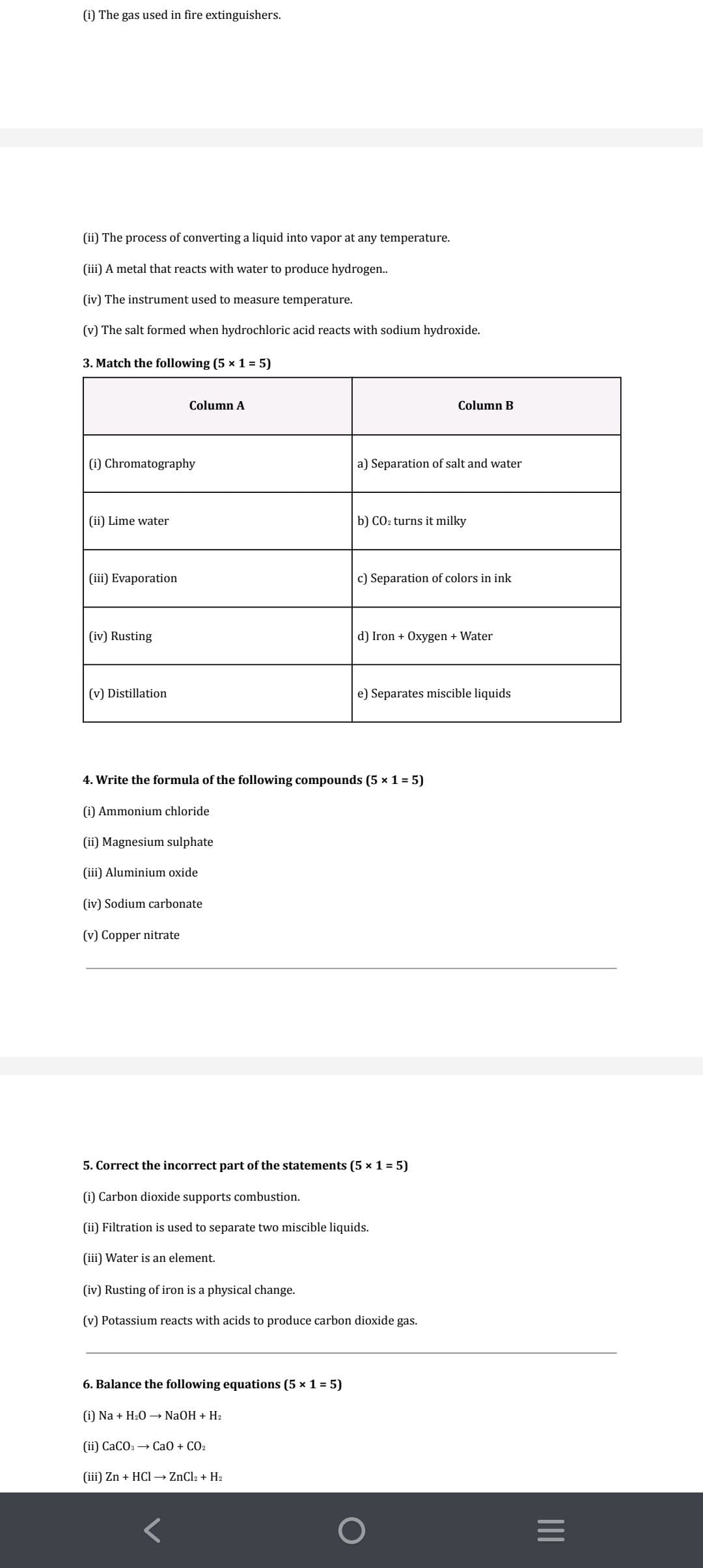 Science learning materials by Snehnaz