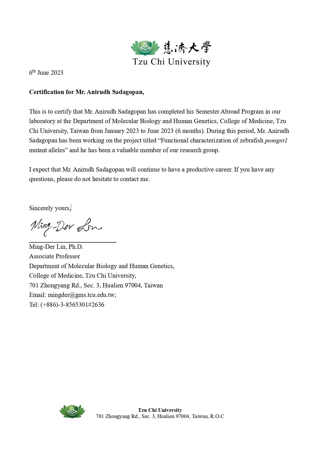 Anirudh graduated from SRM Institute of Science & Technology