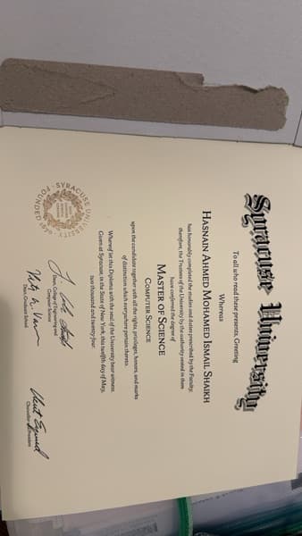 Hasnain graduated from Vidyalankar Institute of Technology