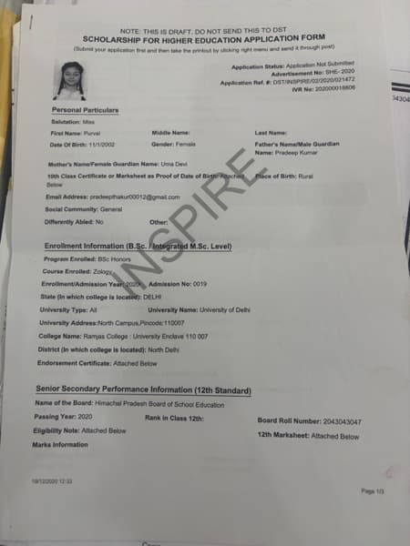 Purvai graduated from Ramjas collage Delhi University