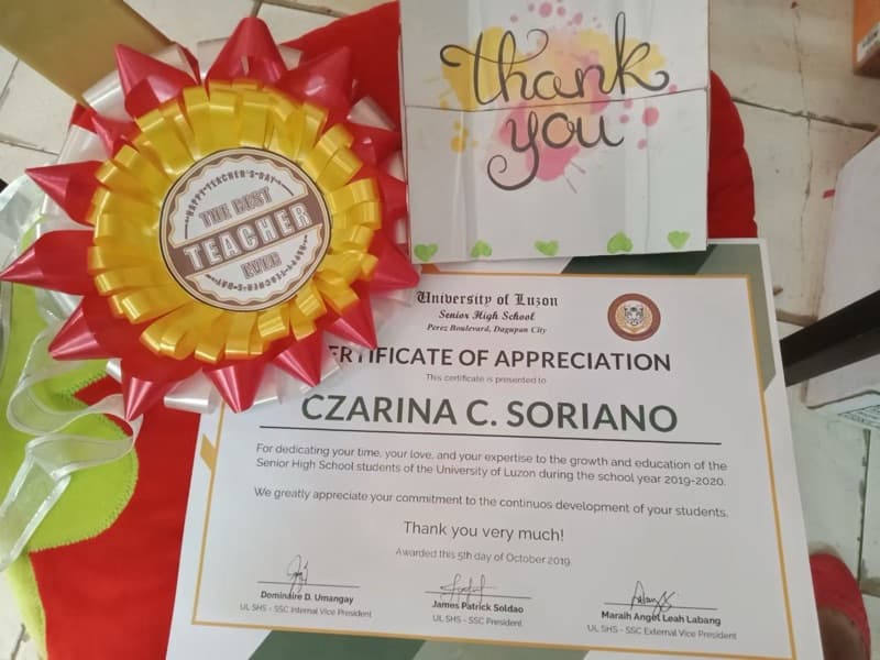 Czarina graduated from Pangasinan State University