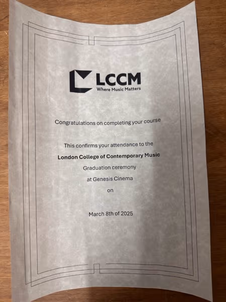 Mihaela graduated from University for the Creative Arts-LCCM