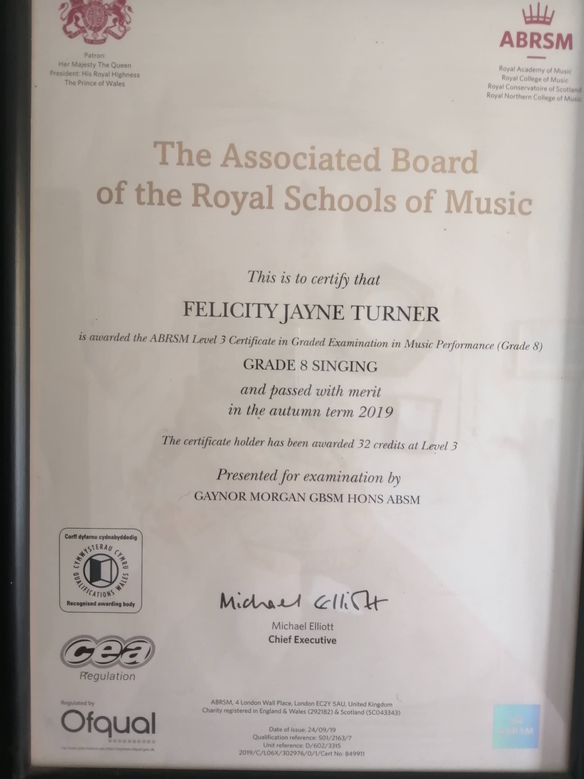 Felicity graduated from University of Hull