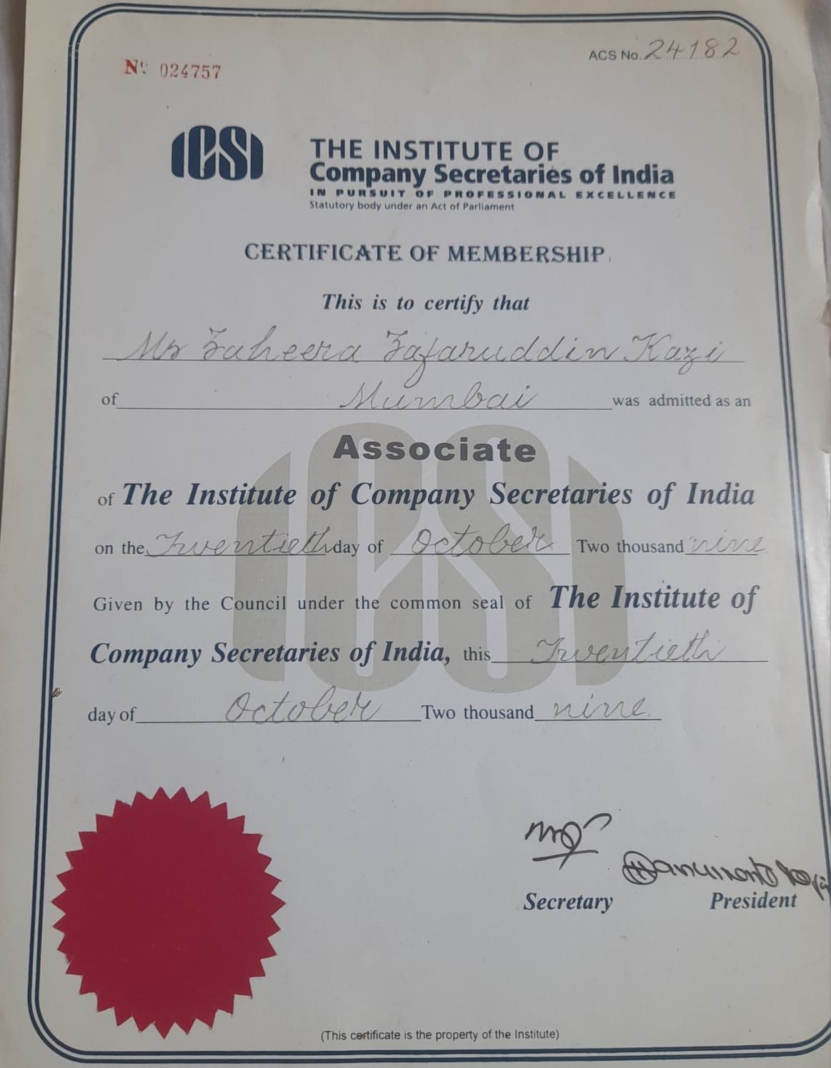 Sriya graduated from Univerisity of Mumbai