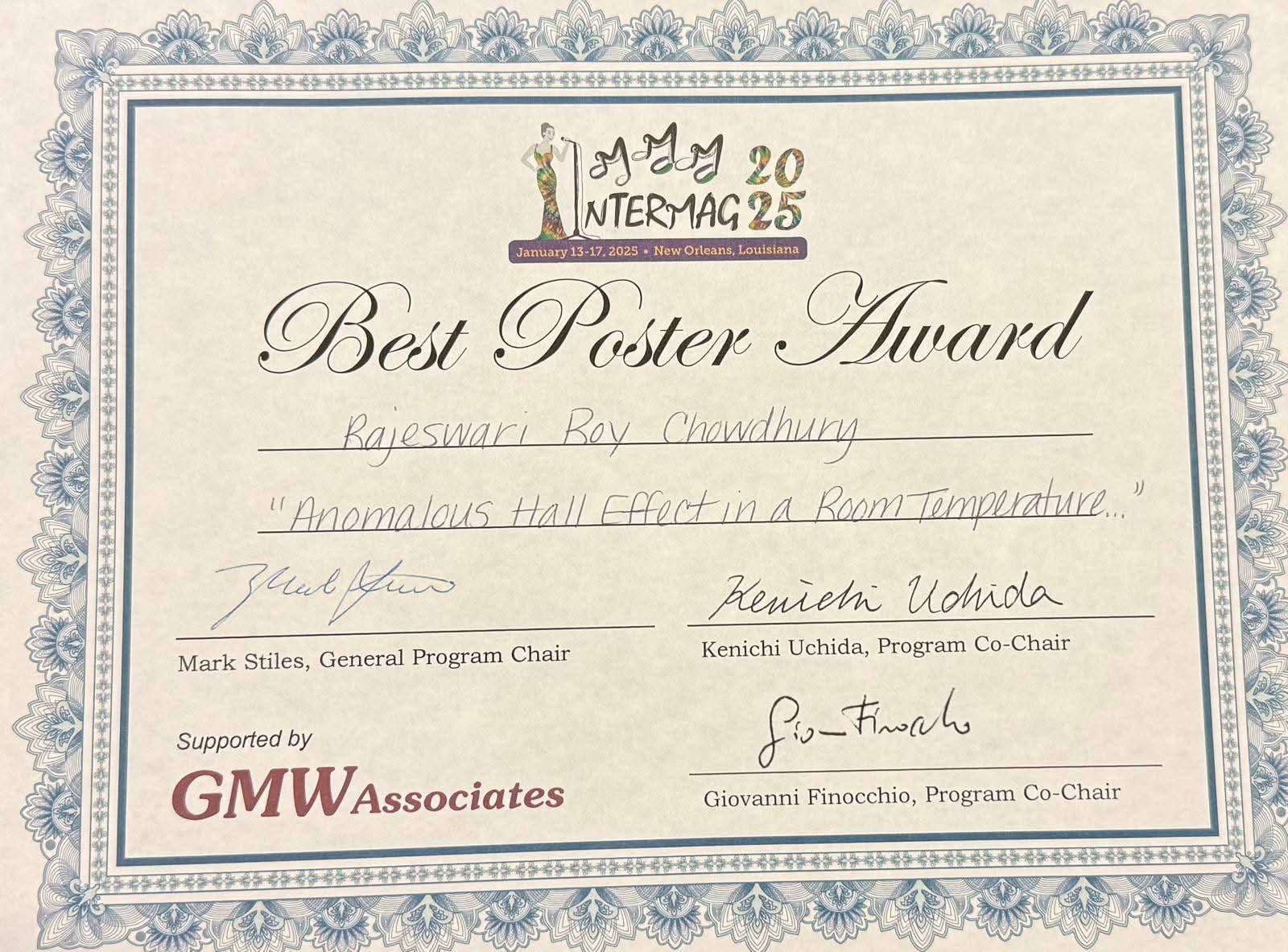 Verified degree or teaching certification of RAJESWARI