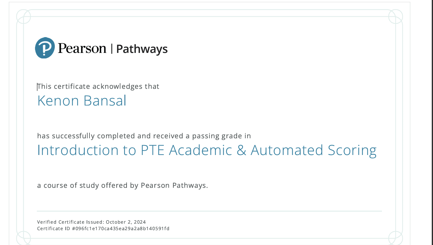 Kenon graduated from Punjabi University, Patiala