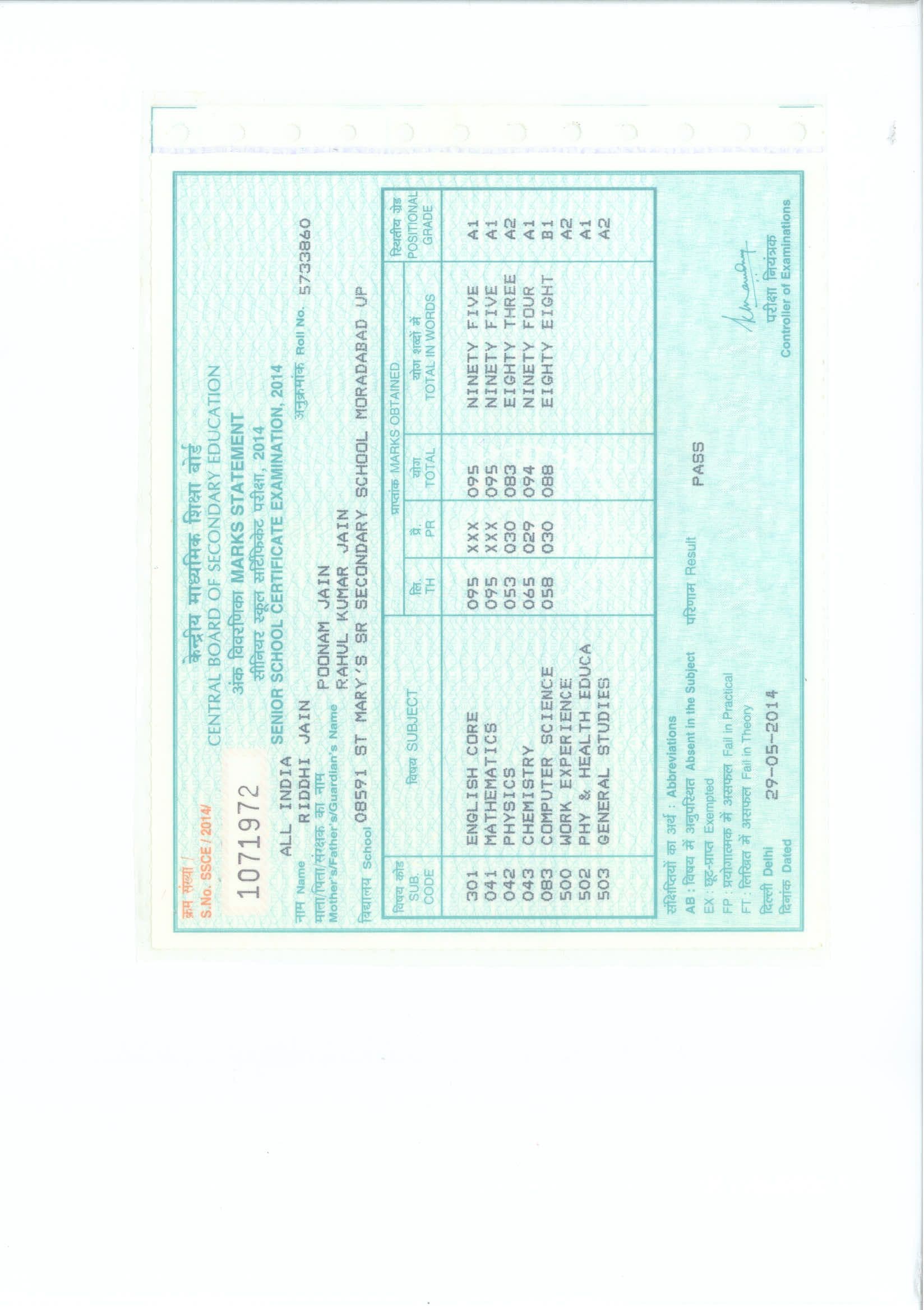 Riddhi graduated from University of Delhi