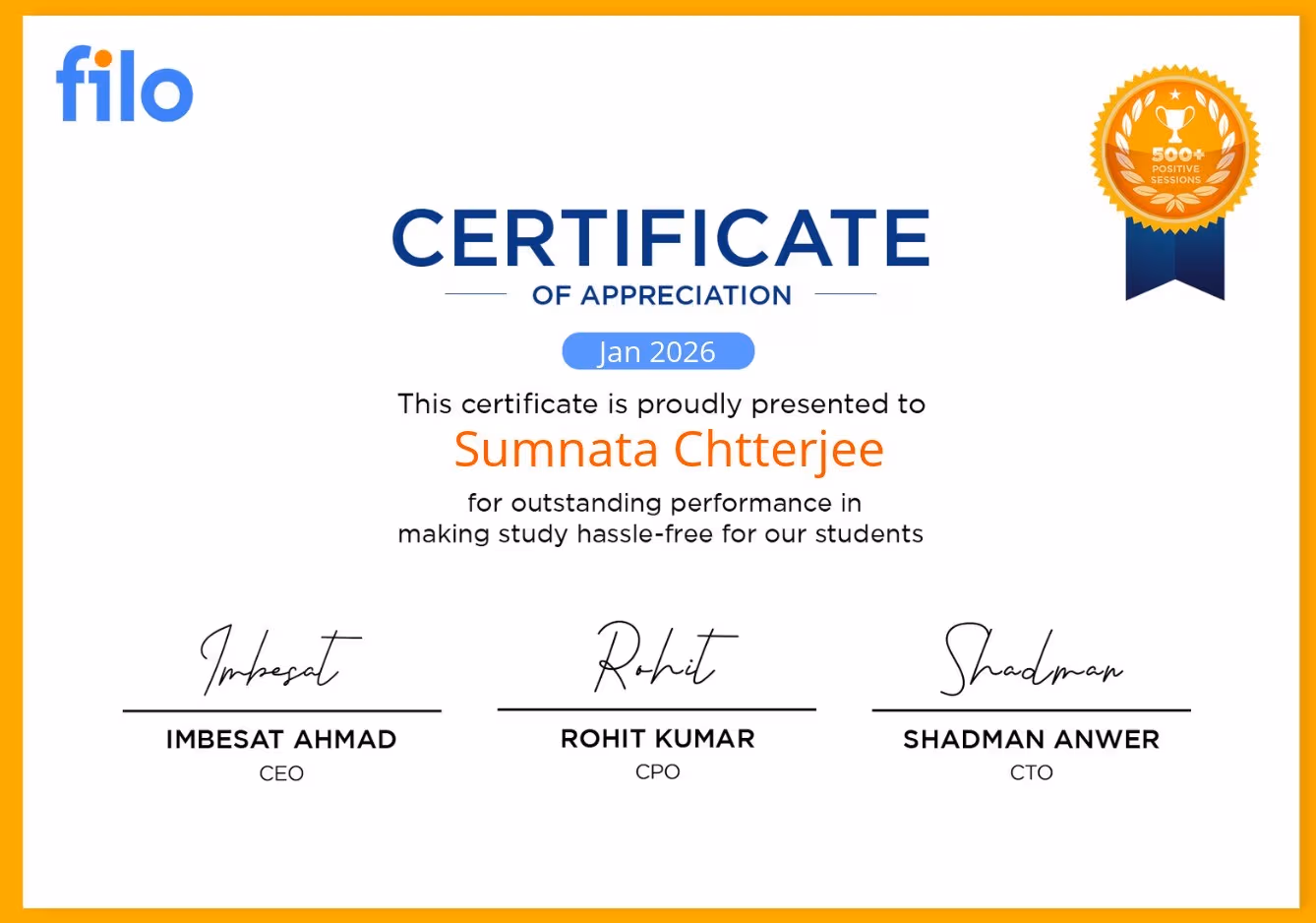 Sumanta graduated from Bengal College of Engineering and Technology