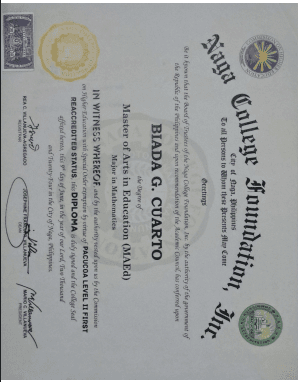 Biada graduated from Naga College Foundation
