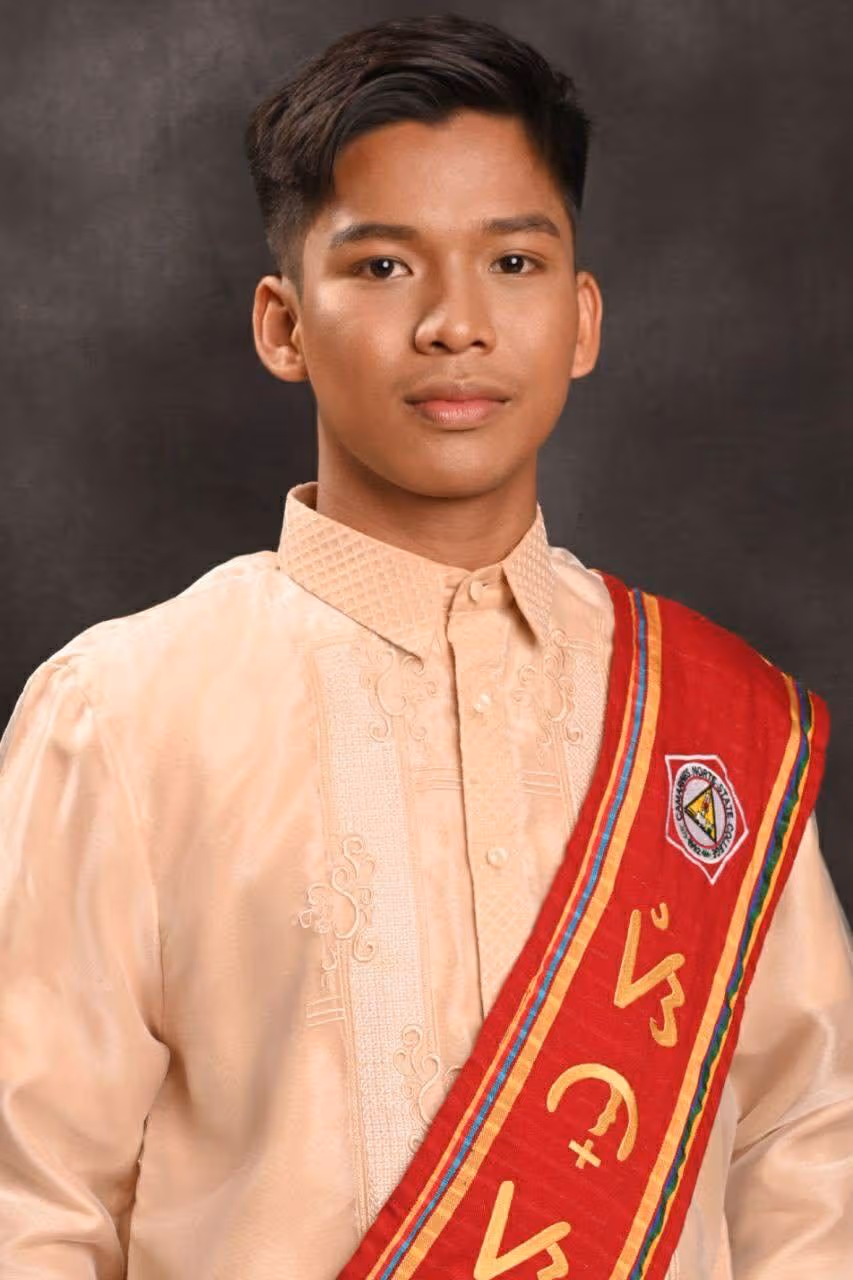 Gabriel graduated from Camarines Norte State College