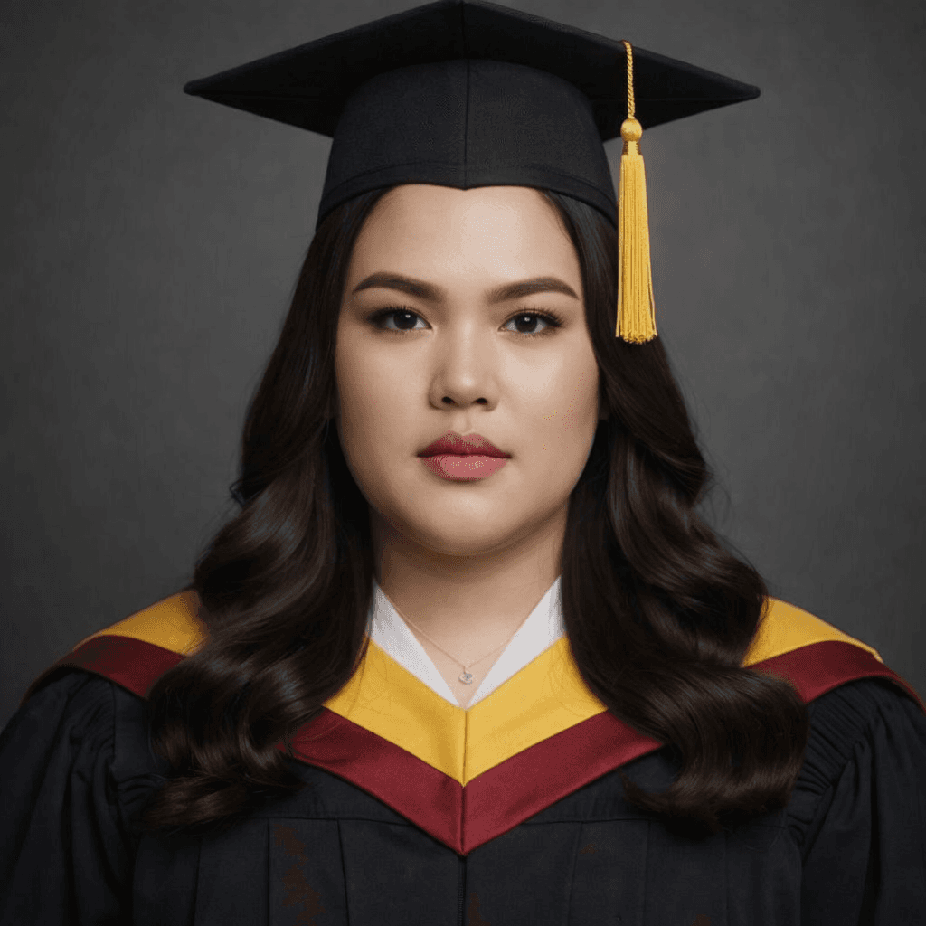 Manuela graduated from University of Caloocan City