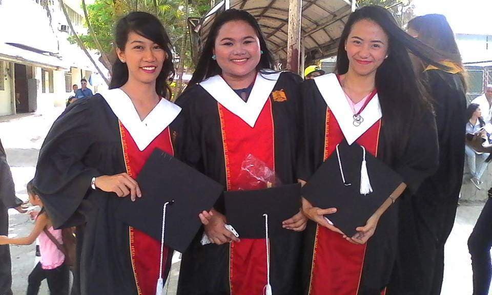 Ophel Mae graduated from University of San Agustin