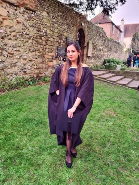 Mahya graduated from University of Chichester