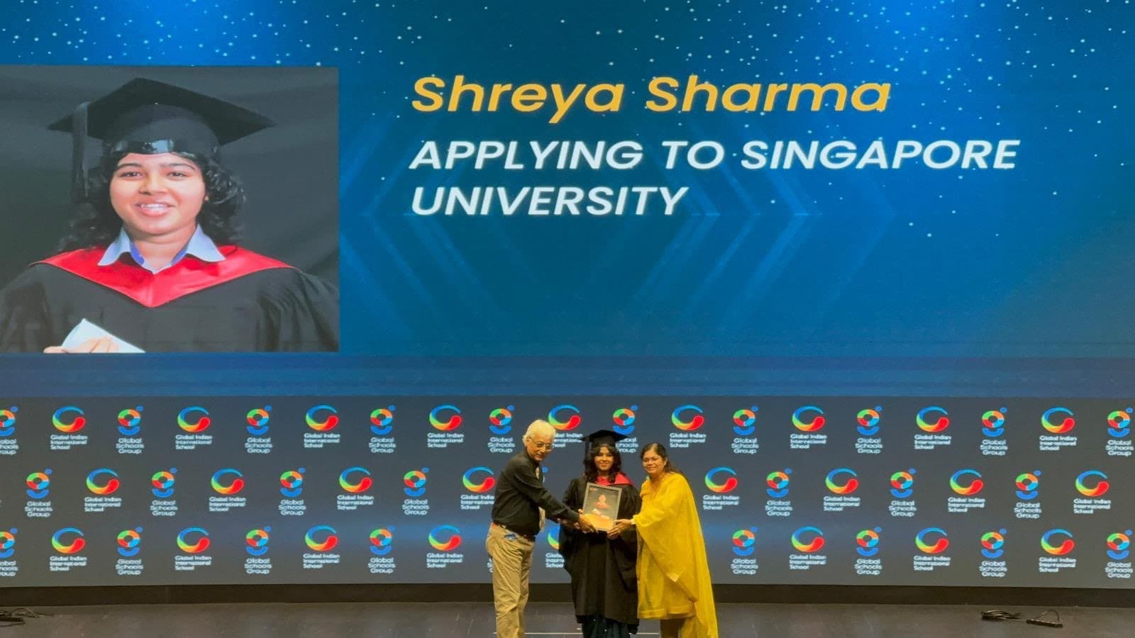 Shreya graduated from Singapore Institute of Management