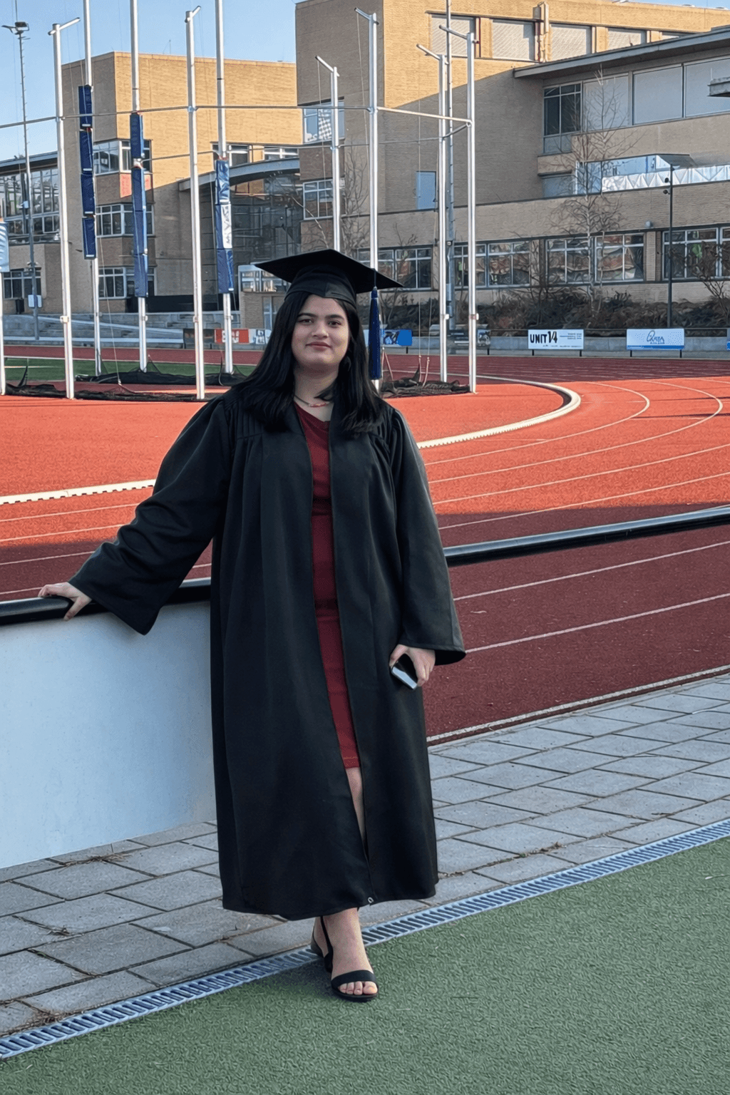 Nishmitha graduated from Visvesvaraya Technological University (VTU), Belagavi