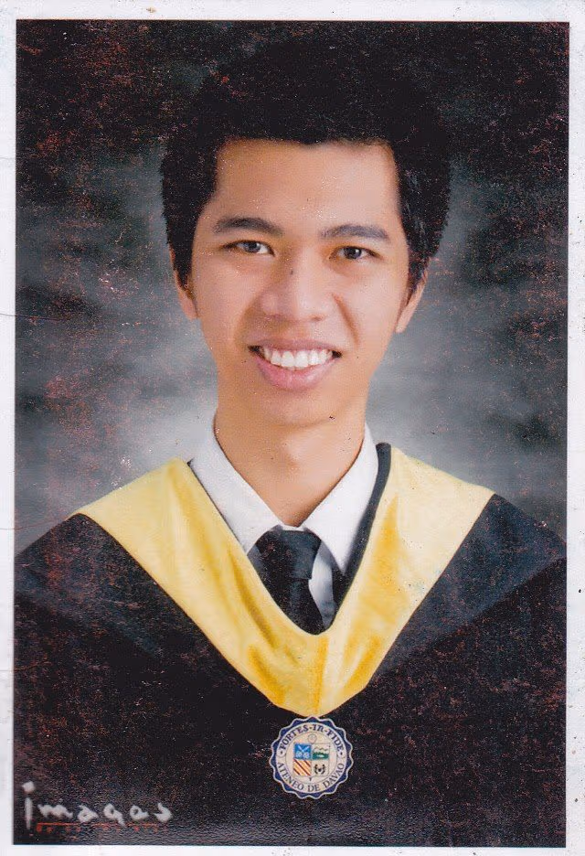 Eduardo Nikolai graduated from Ateneo De Davao University