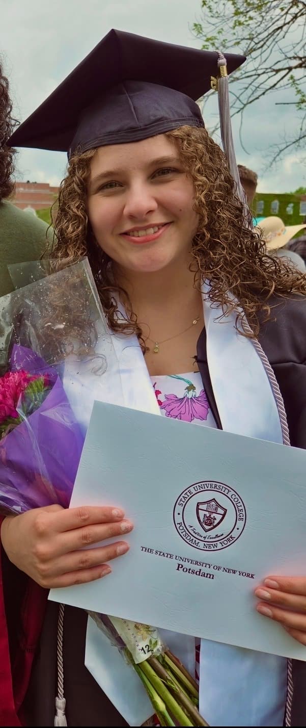 Haleigh graduated from SUNY Potsdam - Crane School of Music