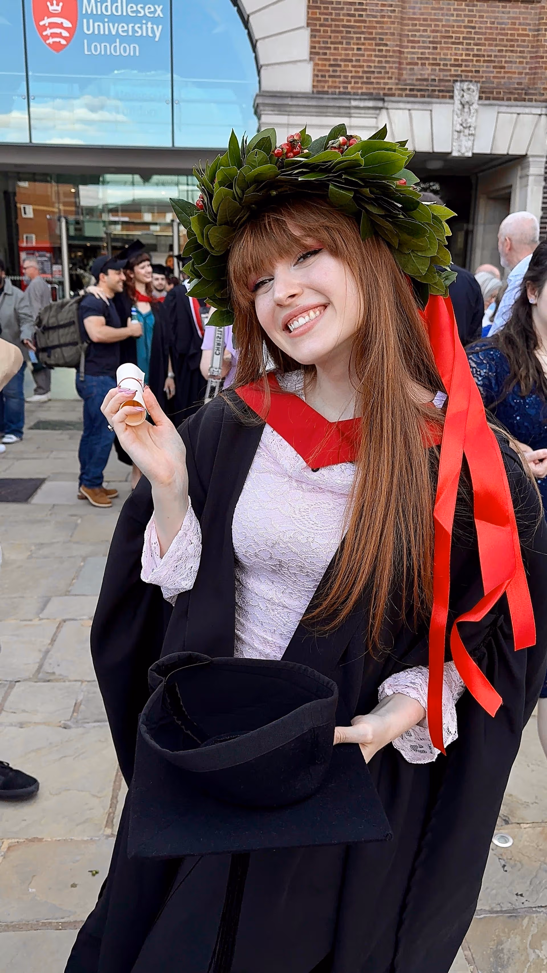 Alba graduated from Point blank music school