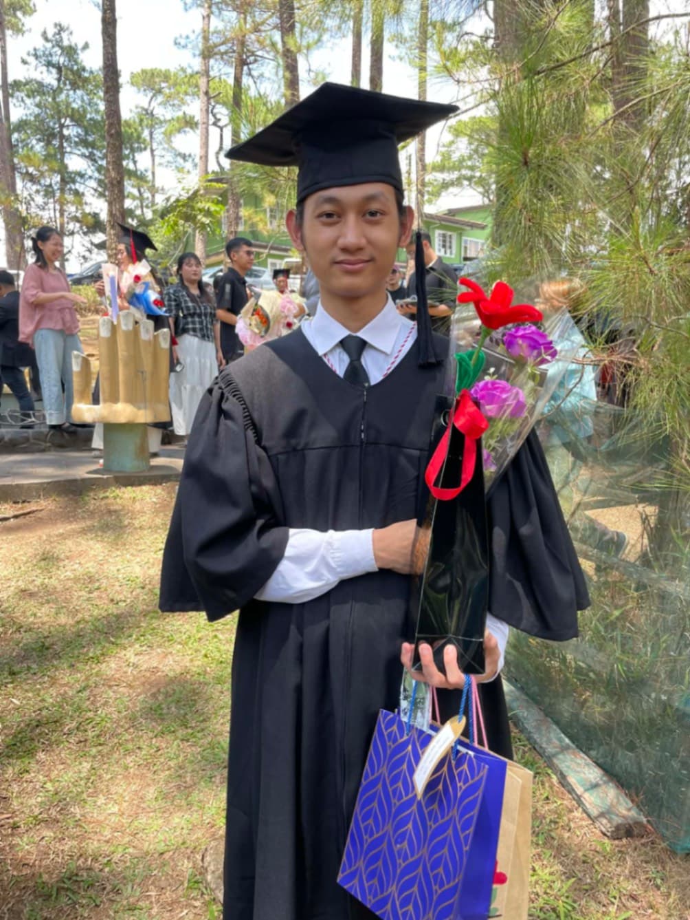 Saw Samuel graduated from Philippine Baptist Theological Seminary