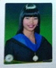 Rosalene graduated from San Pablo Colleges