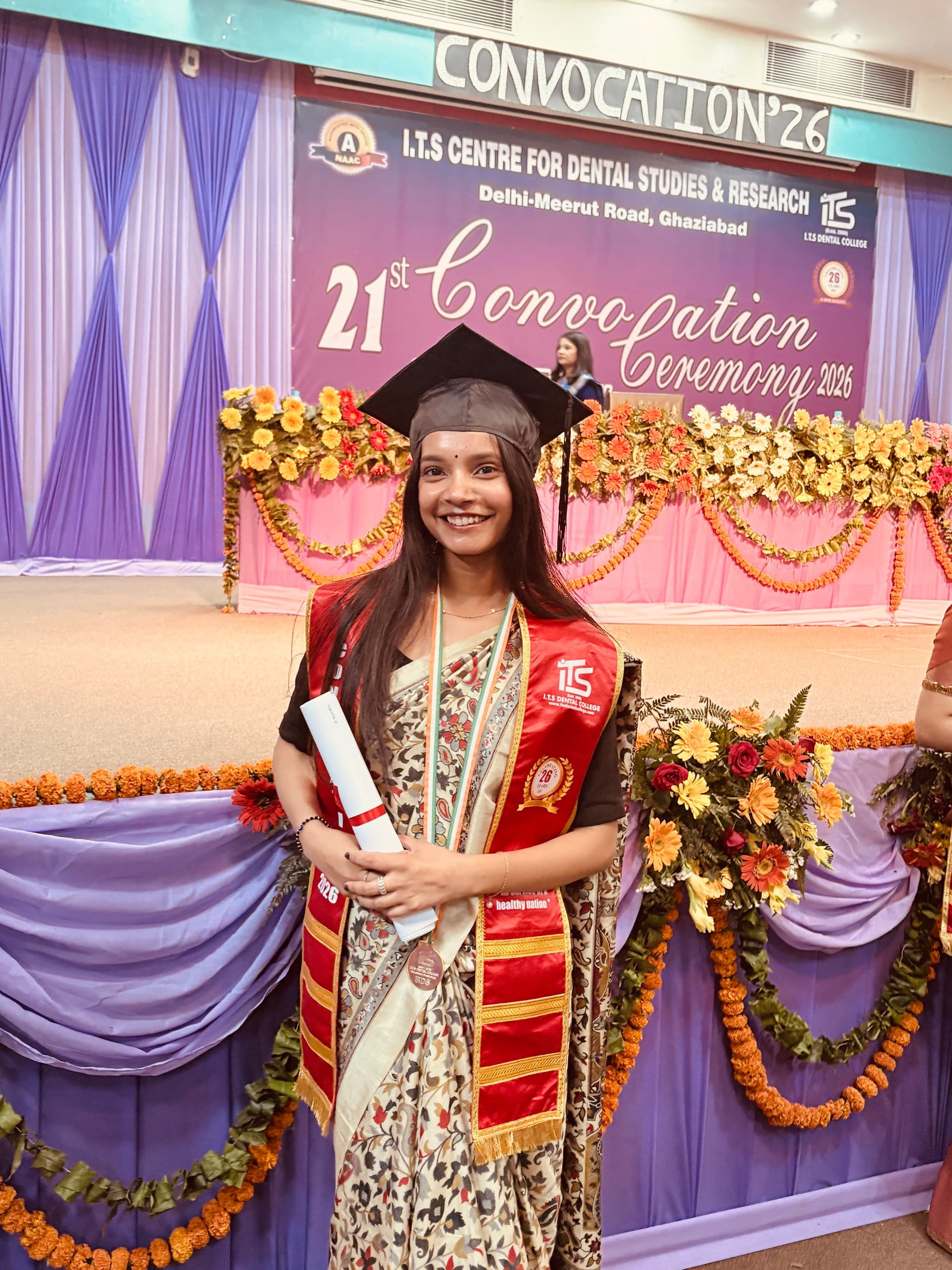 Muskan graduated from I.T.S Dental college