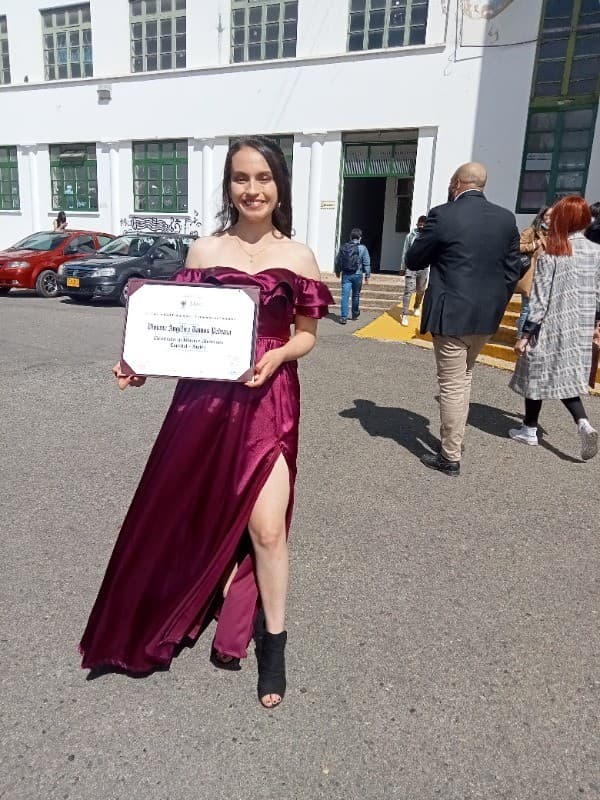Viviana graduated from Uptc