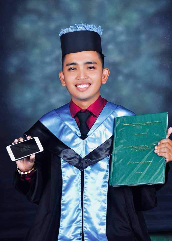 Richard graduated from Don Mariano Marcos Memorial State University