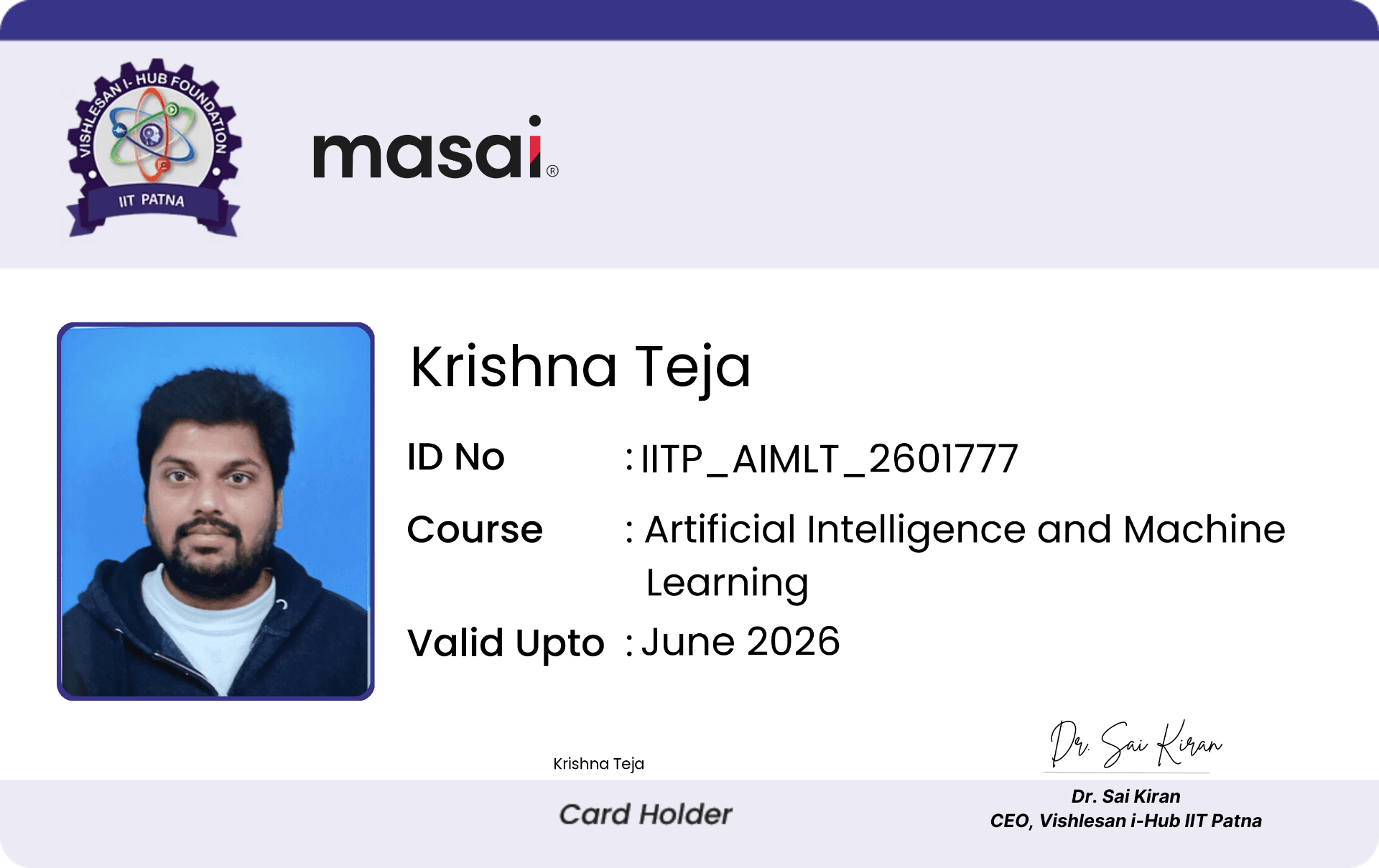 Paruchuri graduated from JNTUK