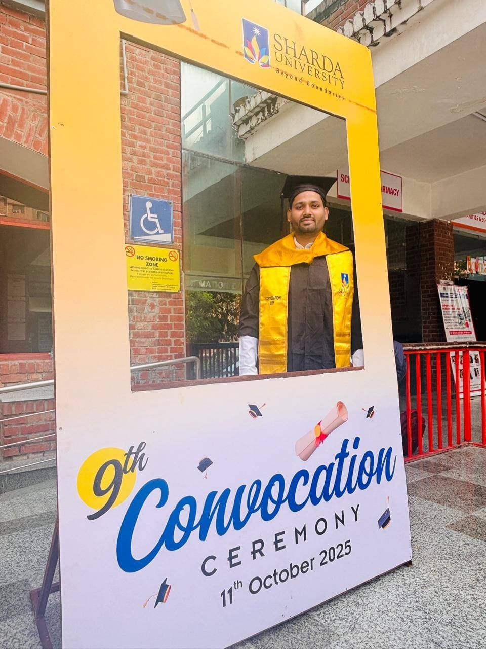 Saba graduated from Sharda University