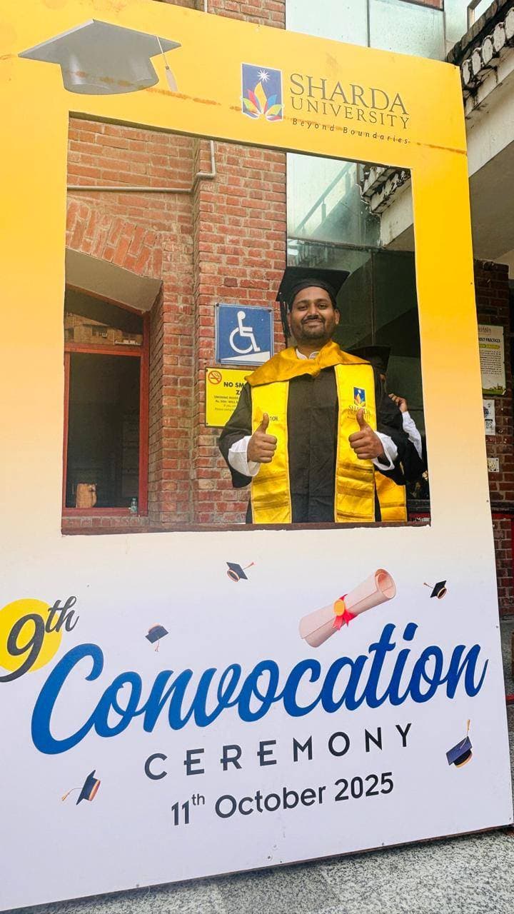 Saba graduated from Sharda University