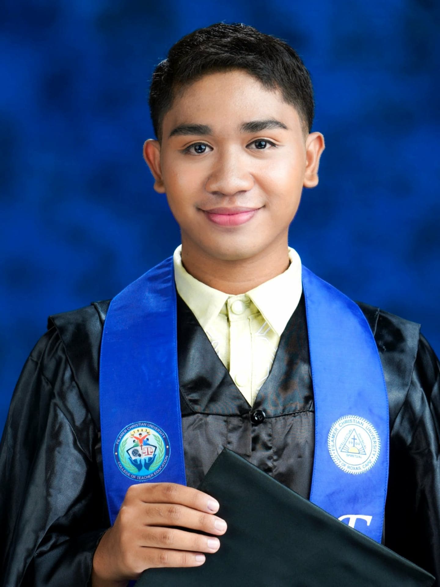 John Emmanuel graduated from Filamer Christian University Inc.