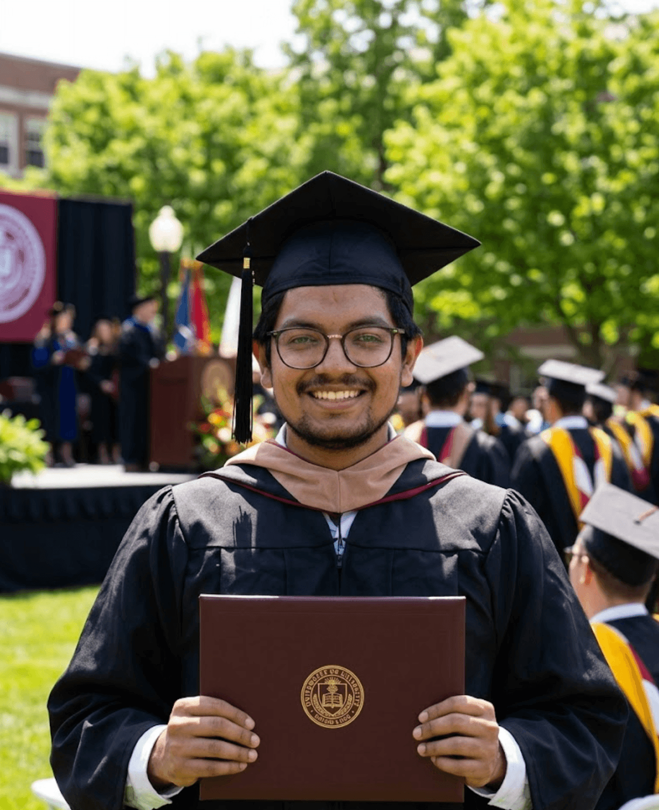 Graduation ceremony photo of Sai Yeshwanth Reddy