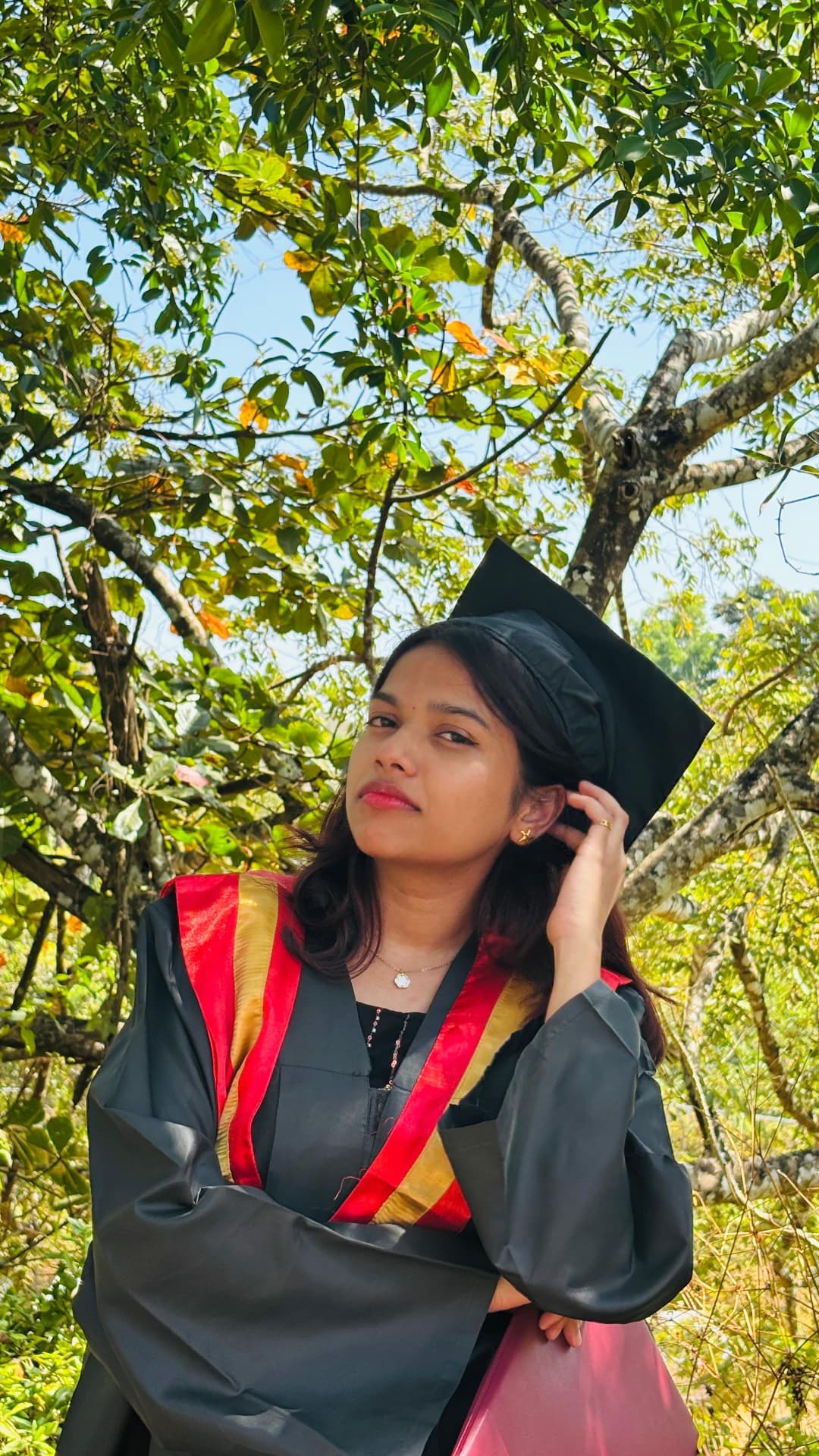 Graduation ceremony photo of mavisha