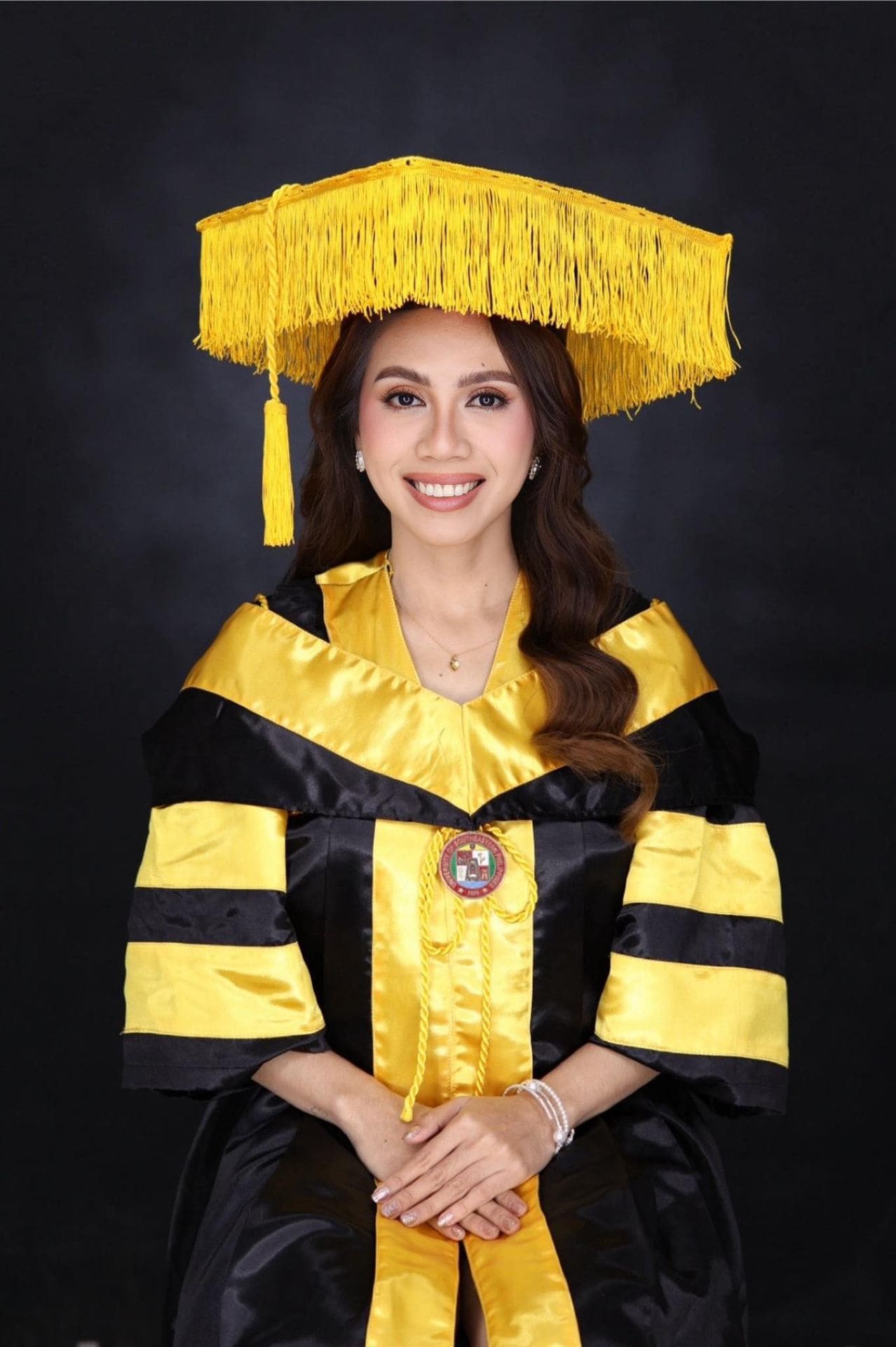 Graduation ceremony photo of Yanika Jones