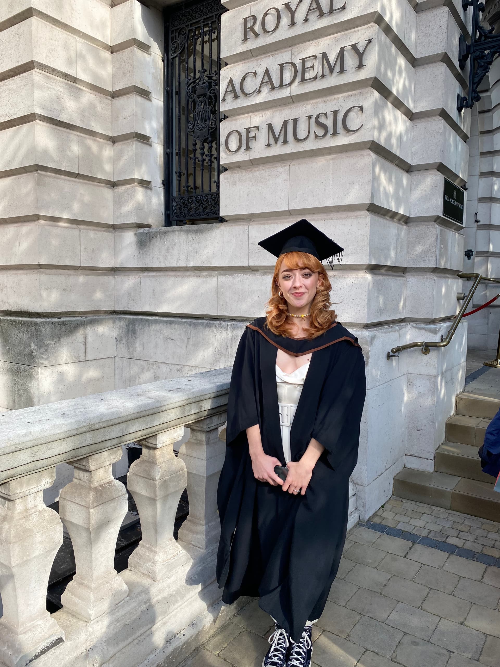 Graduation ceremony photo of Megan
