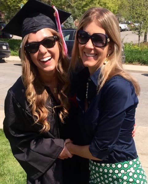 Graduation ceremony photo of Katie