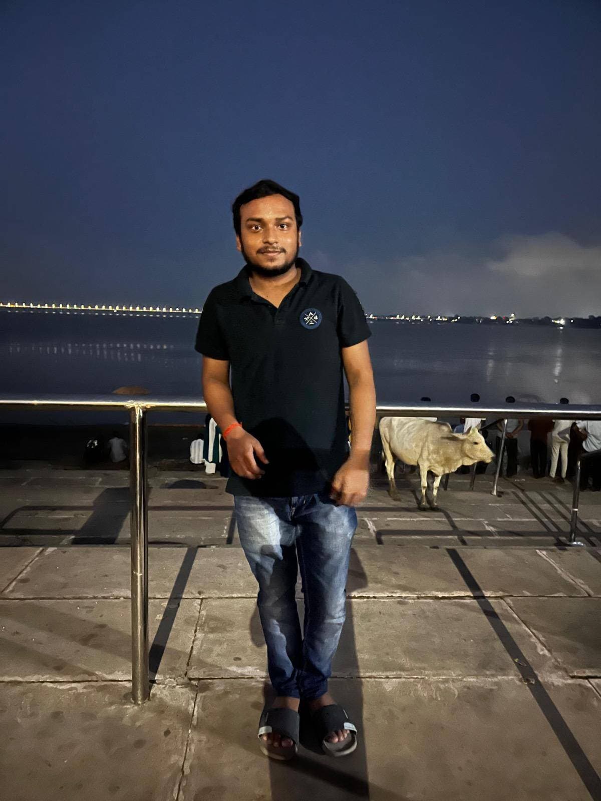 Travel snapshot of Rishabh during a trip