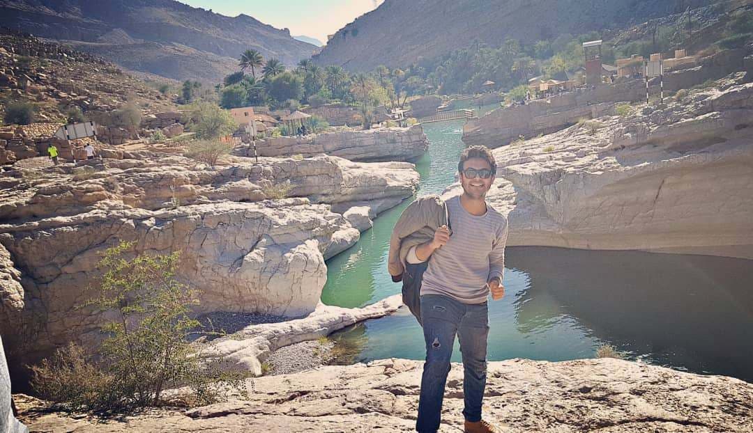 Travel snapshot of Ahmed during a trip