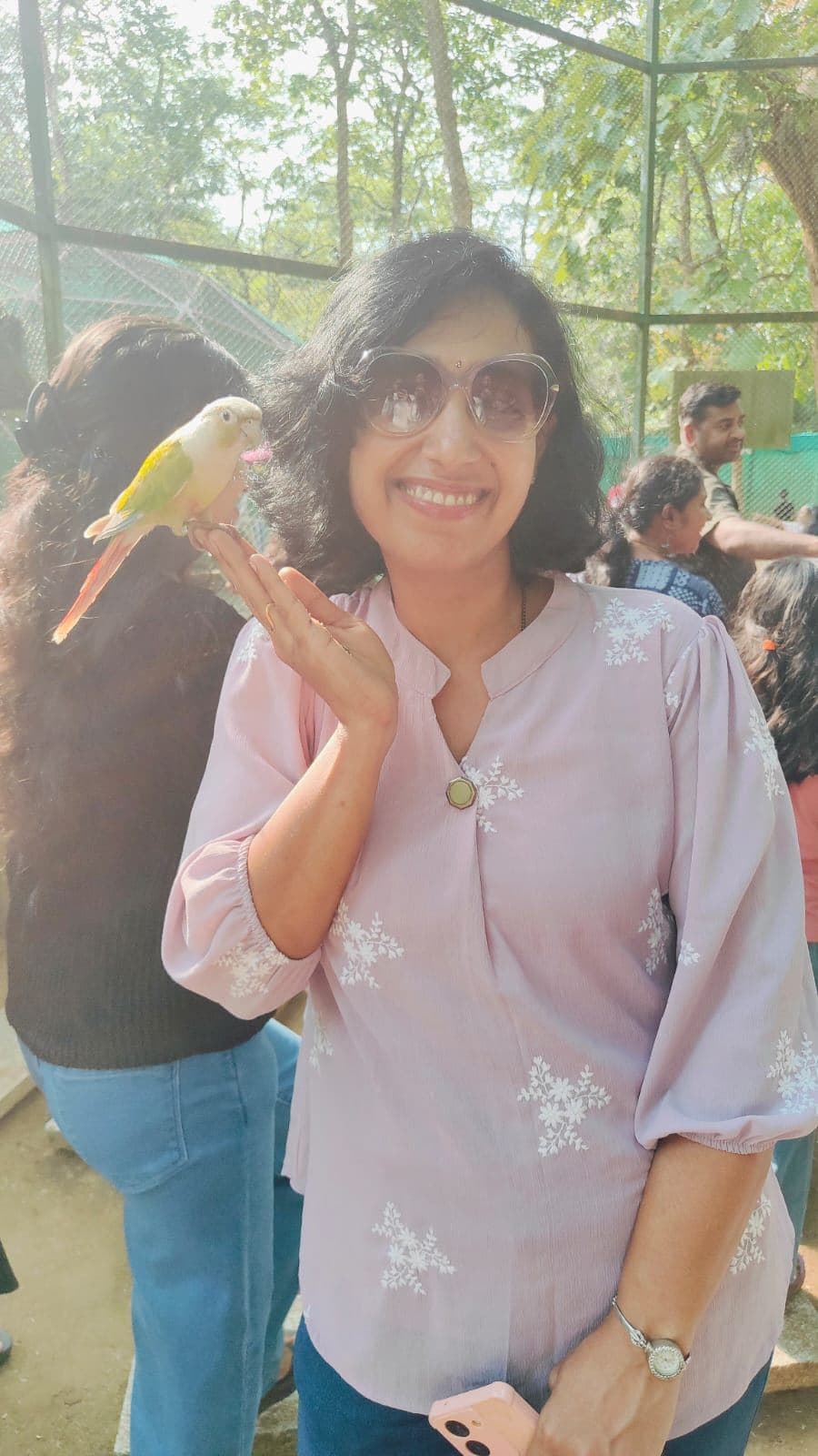 Travel snapshot of Shruthi during a trip