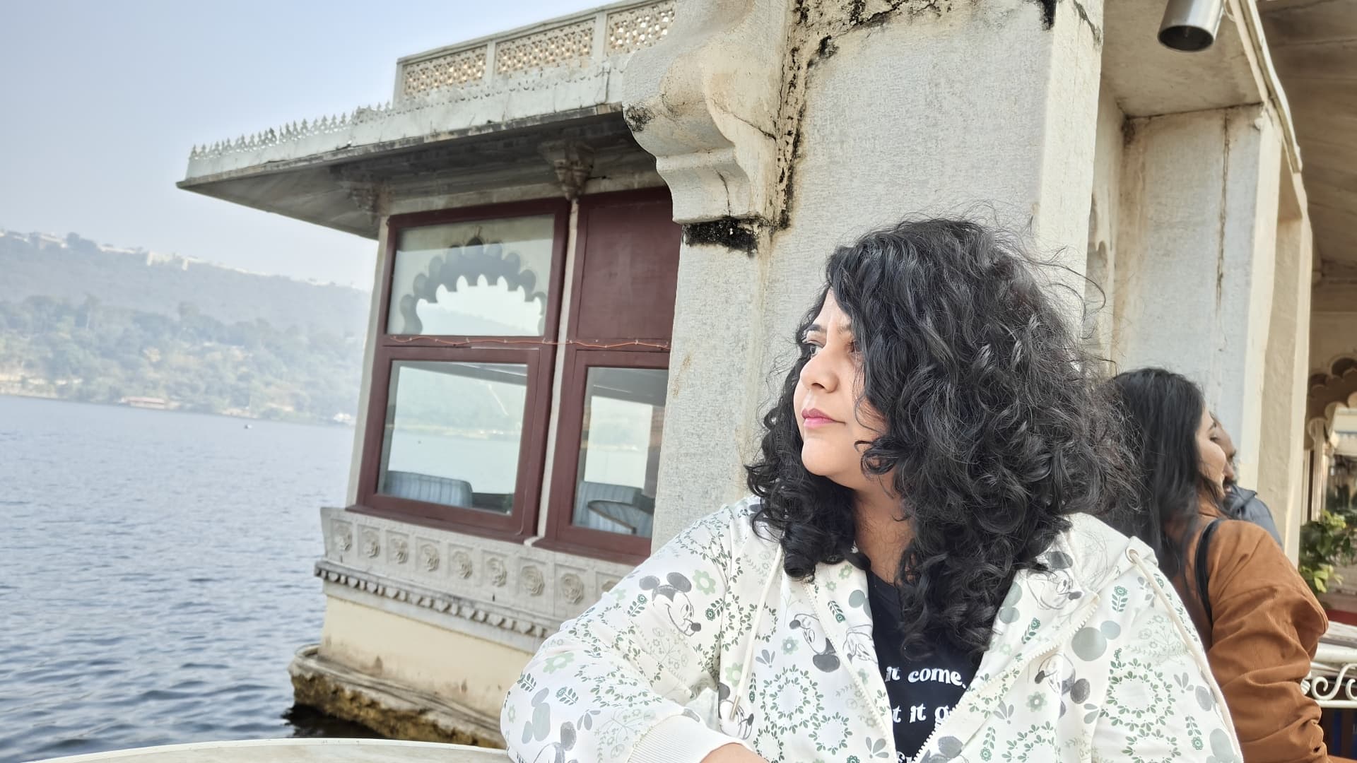 Travel snapshot of Naisha during a trip