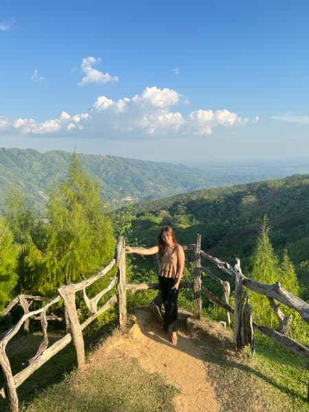 Travel snapshot of Shella Mae during a trip