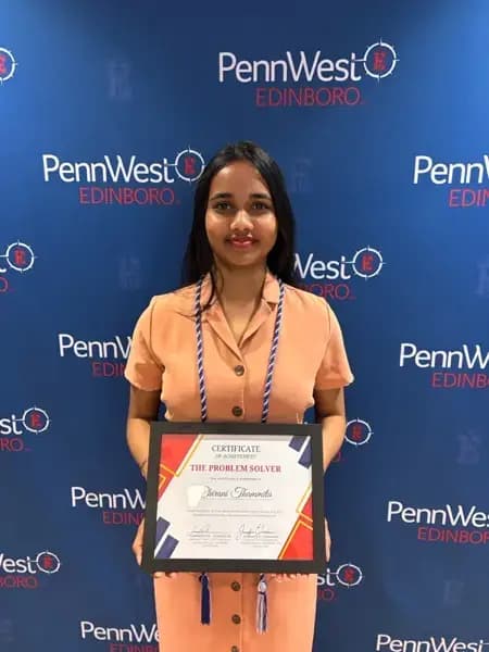 Chirani graduated from PennWest University Edinboro
