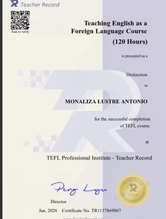 Profile photo of Monaliza Antonio, undefined tutor at Wiingy